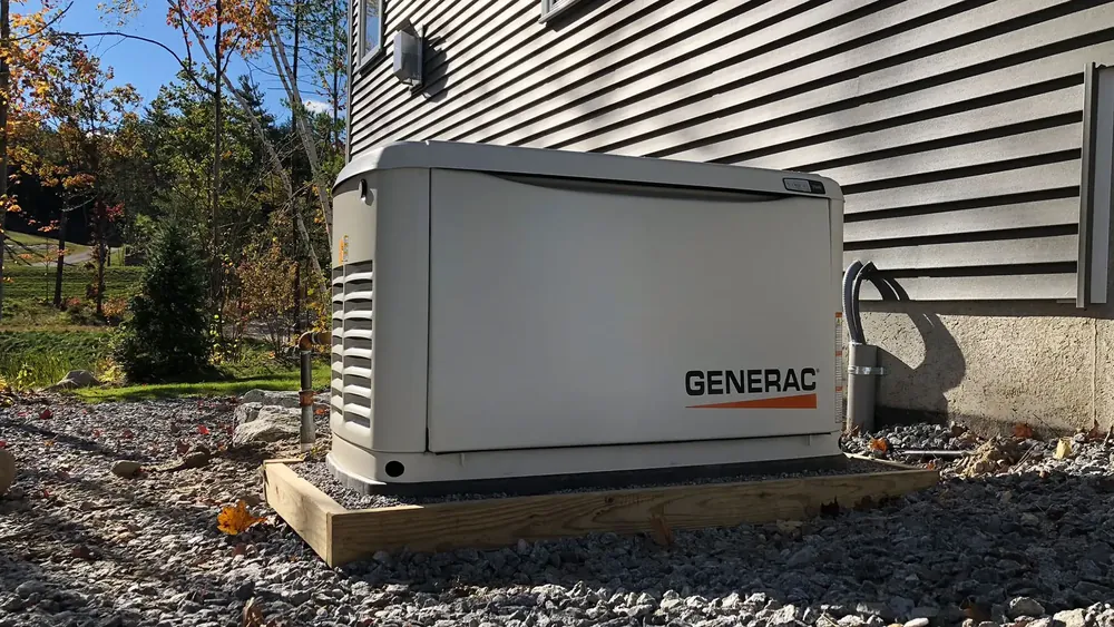 Generac standby generator installed by A.J. LeBlanc Heating in Southern NH