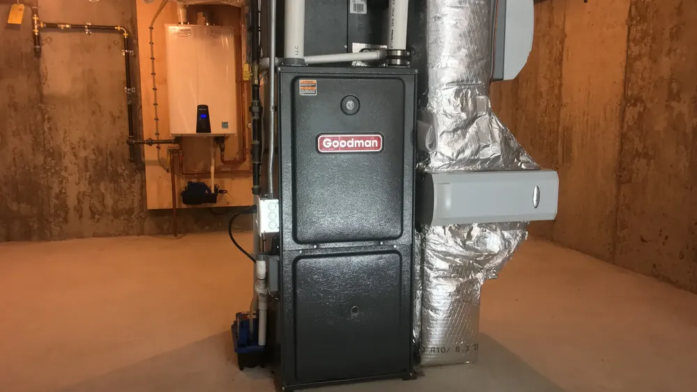 Gas furnace heating system installed by A.J. LeBlanc Heating in Southern NH
