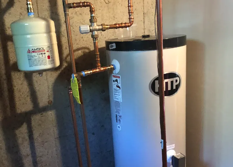 HTP Superstor installation by A.J. LeBlanc Heating