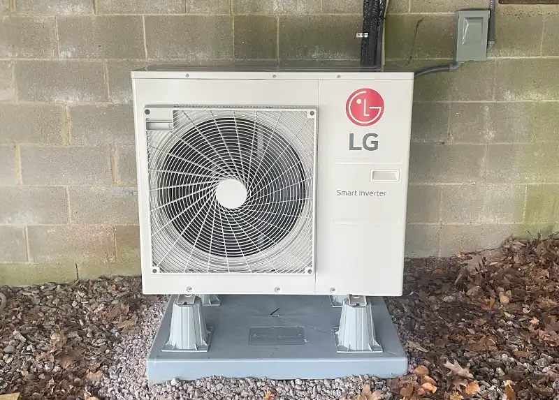 LG mini split installation