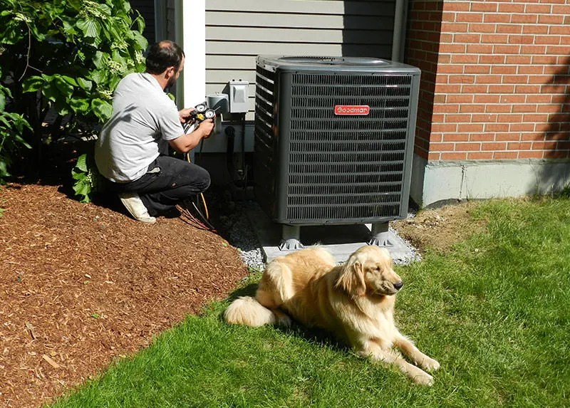 Goodman conventional air conditioning condensers installed by A.J. LeBlanc Heating