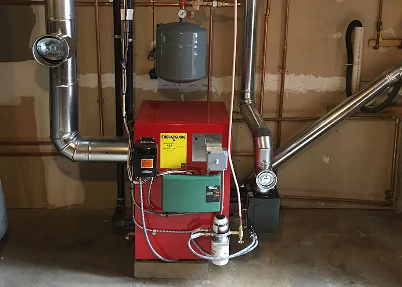 Biasi oil boiler installation by A.J. LeBlanc Heating