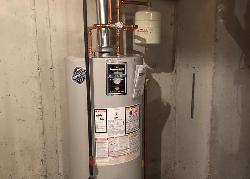 Bradford white water heater contractor