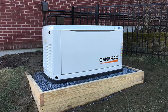 Generac generator installed by an A.J. LeBlanc electrician