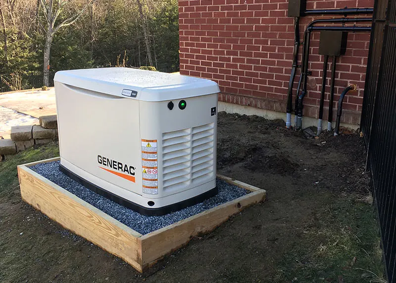 Generac whole home automatic standby generator installations