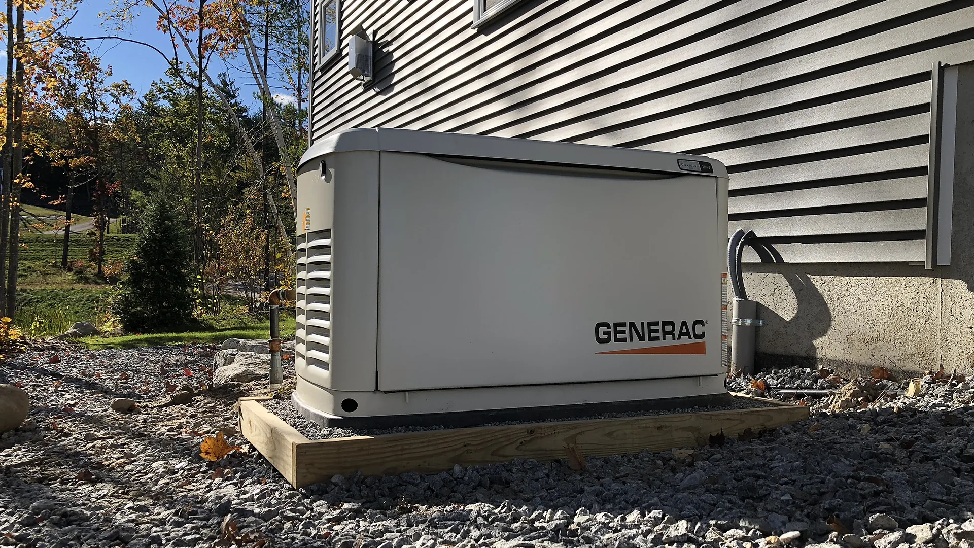 Generac standby generator installation Southern NH