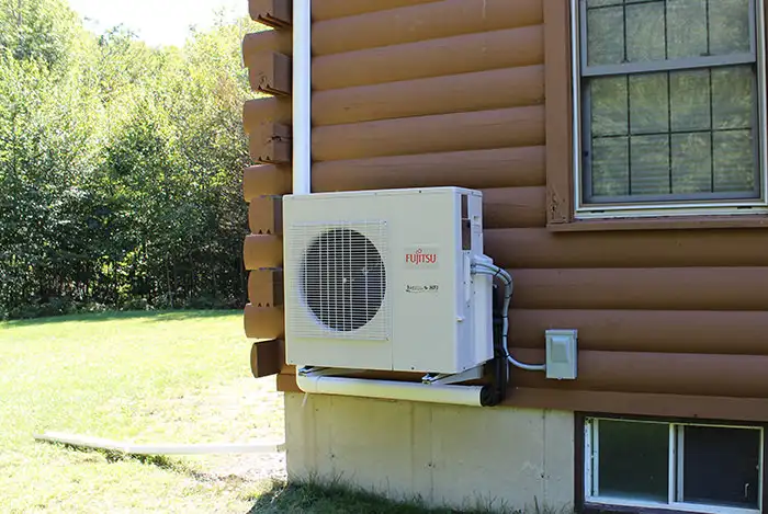 Fujitsu ductless mini split installation