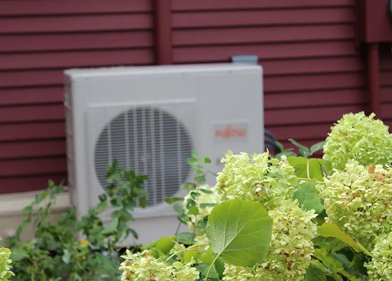 Fujitsu ductless mini split installation in NH