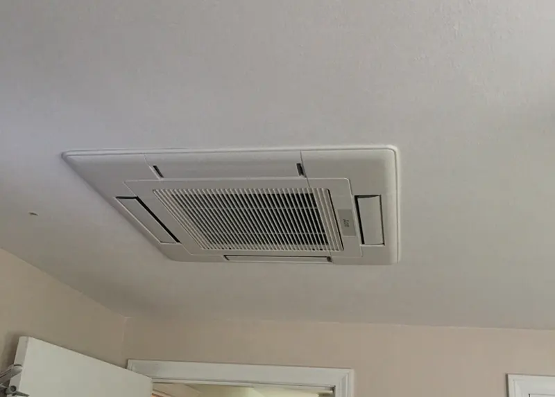 Mitsubishi ductless mini split cassette