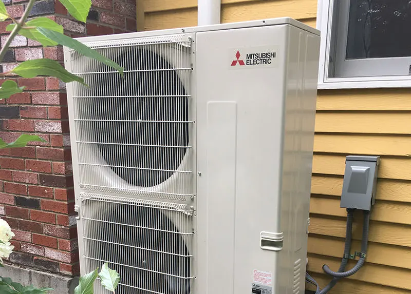 Mitsubishi hyper heat air conditioner installation