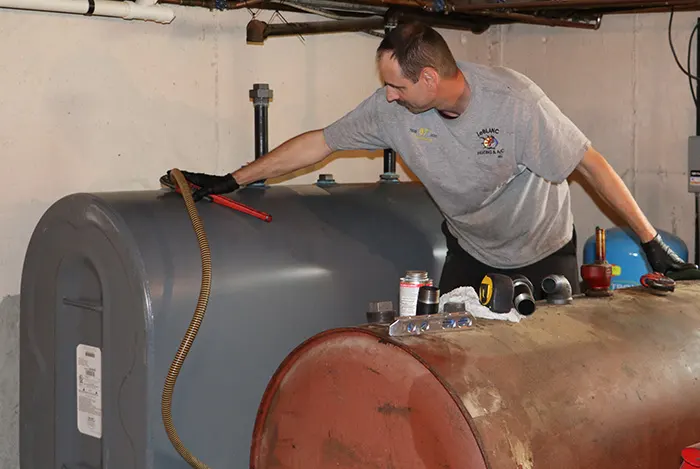 A.J. LeBlanc Heating installs and services oil tanks