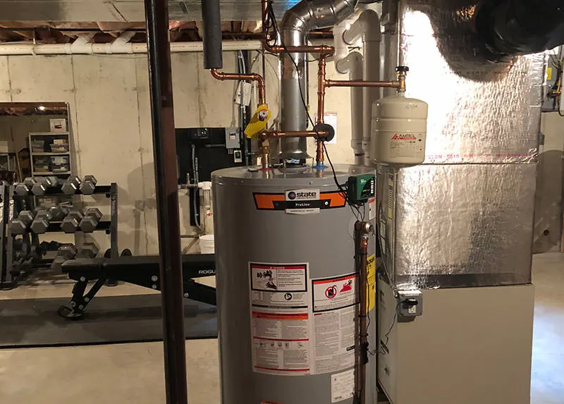 State water heater installation in NH